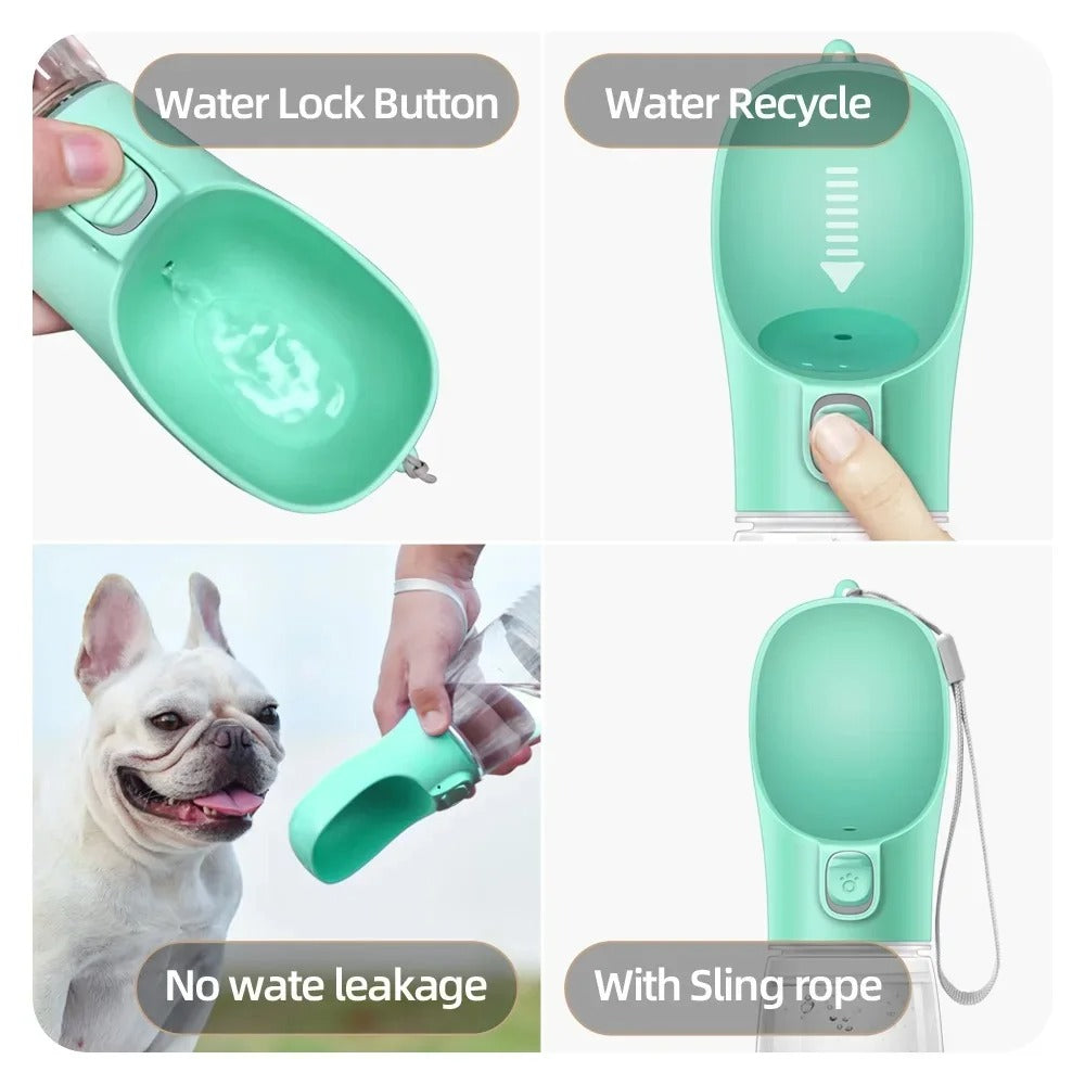 Pet Accompanying Cup Portable Dog Food Water Cup Outdoor Travel Water Bottle Outdoor Pet Water Dispenser