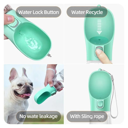 Pet Accompanying Cup Portable Dog Food Water Cup Outdoor Travel Water Bottle Outdoor Pet Water Dispenser