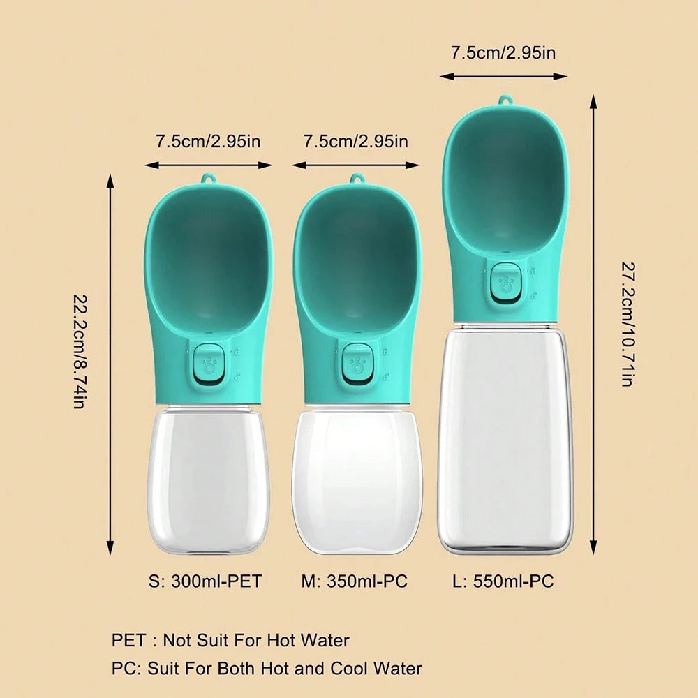 Pet Accompanying Cup Portable Dog Food Water Cup Outdoor Travel Water Bottle Outdoor Pet Water Dispenser